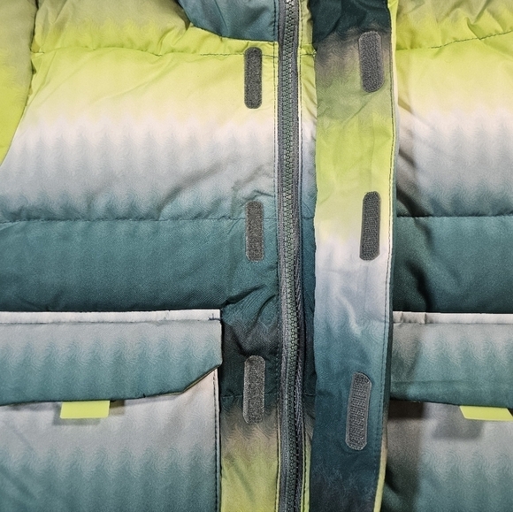 All In Motion Boys' Puffer Jacket With Hood & Cuffed Mittens Green - Picture 6 of 11